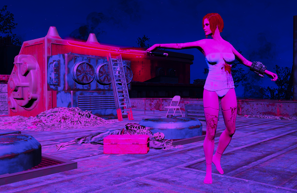 Пытаюсь в киберпанк....