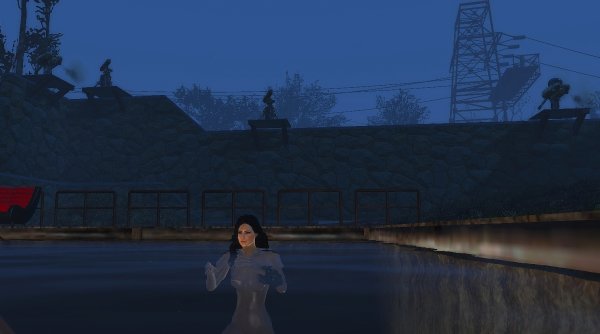 Пока поселенцы спят ночью..