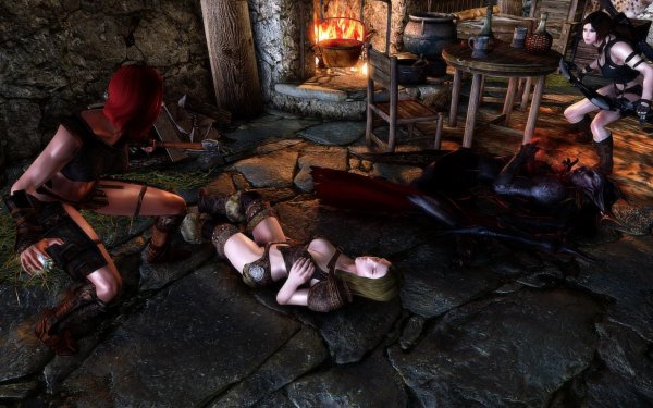 Древний вампир убил Херт, а мы убили древнего вампира :))