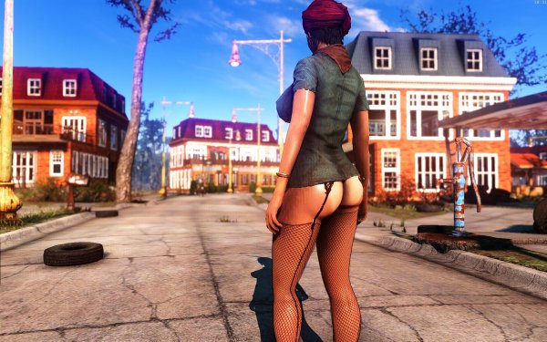 Обслуживающий персонал улицы Красных фонарей...