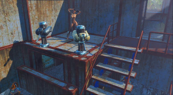 В перерывах меж боями, Ева загорает