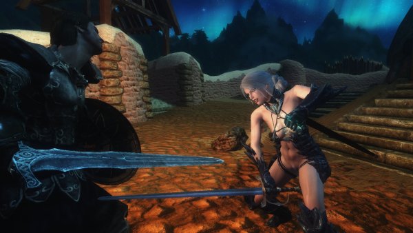 И пошла Фалмерка биться с Вилкасом..