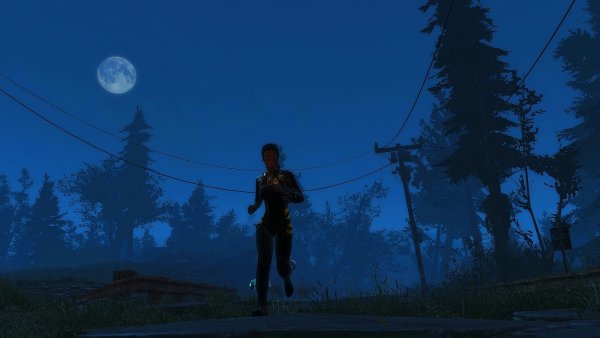 Ночью побежала в гости к Глории..