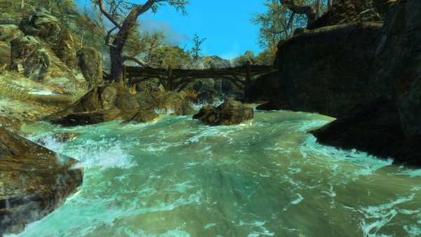 Пейзаж горной реки. Enderal