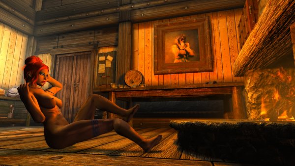 Шэйла и камин. Эндерал