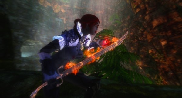 Даркнес крадётся в пещере.. Skyrim