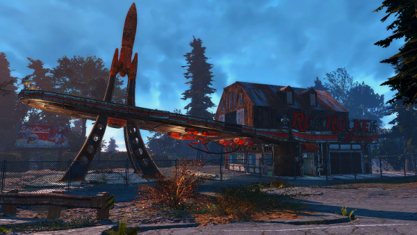 Постройки минималистические..