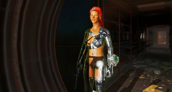 Моя г.г. Мулл в вагоне метро Содружества.