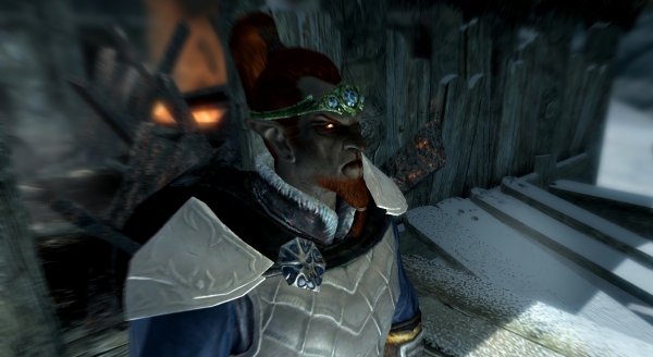 Дарквам возле пепелища зала Дозора.