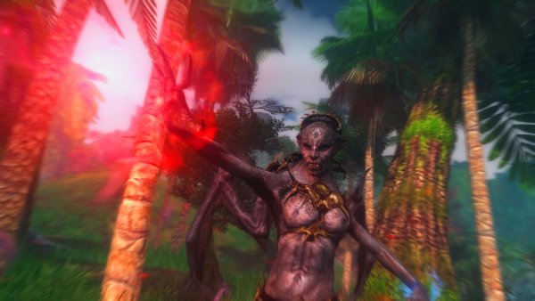 Велена в образе Леди-вампира