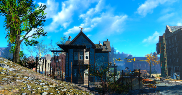 Немного надстроила "гнездо стрелка" у крыши