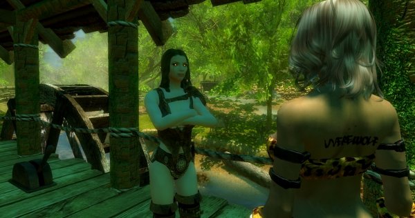 Зашла моя г.г. к оранжевоглазой соседке..