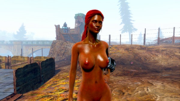 Мулатке хорошо - грязь на теле не видно! )))