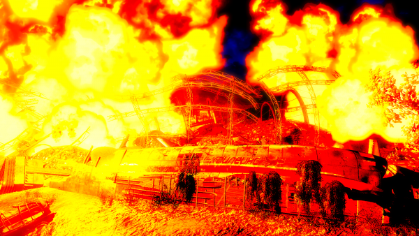 Внутри упавшего "баклажана" Братсва Стали ))