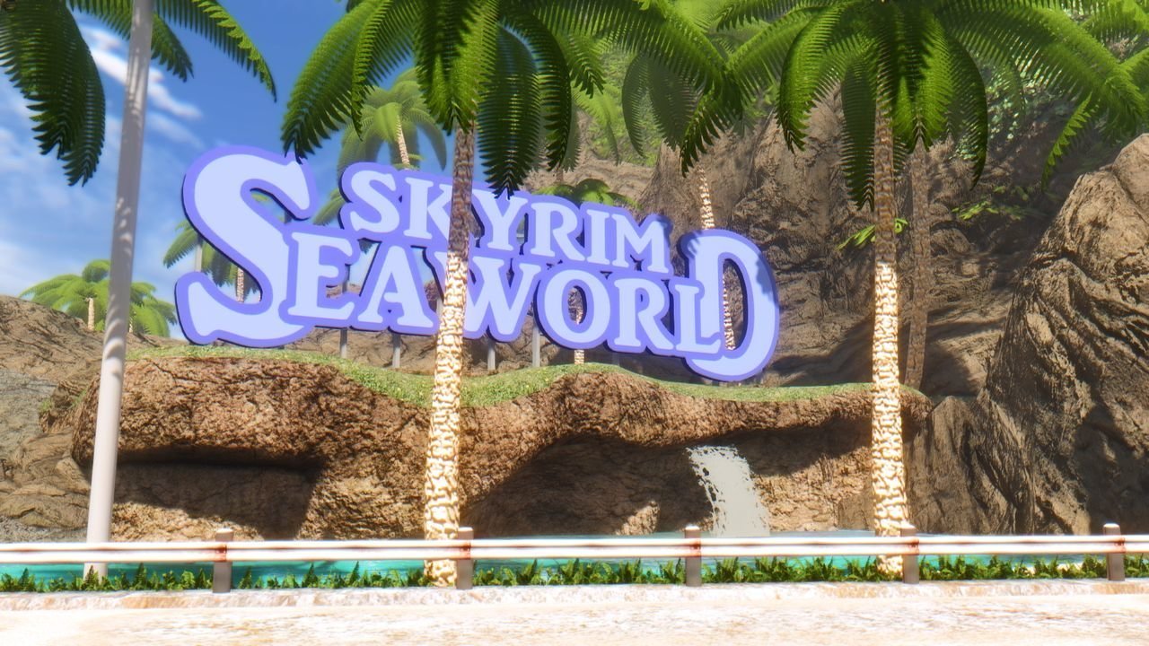 Crential's Skyrim Seaworld SE with NPC 2019 Rus