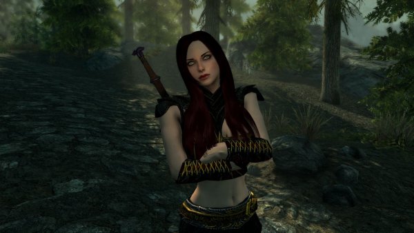 Серана - прелесть моя! )) Skyrim SE