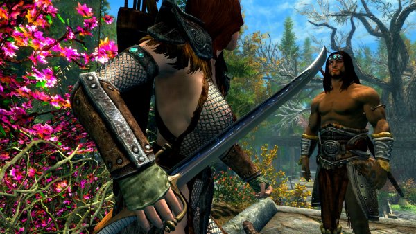 Мой вернулся, а Эйла с саблей - где мол шлялся?!