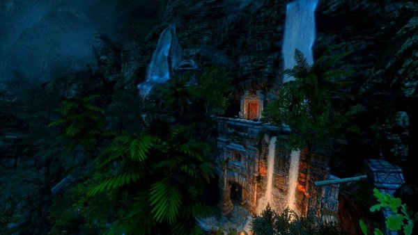 Дворец в горе.. SkyrimLE (Тропики 4.0)