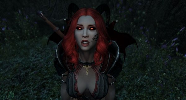 Где-то в SkyrimSE родилась суккуба  - Эллари..