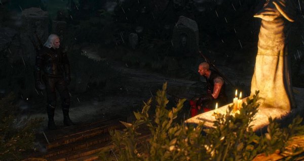 Встреча с коллегой из школы кота.. witcher3