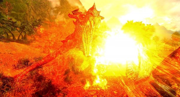 Скрин из SkyrimLE (тропики 4.0)