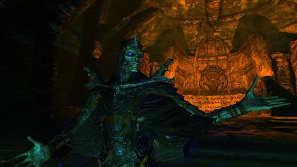 Древний жрец в гробнице.. SkyrimSE