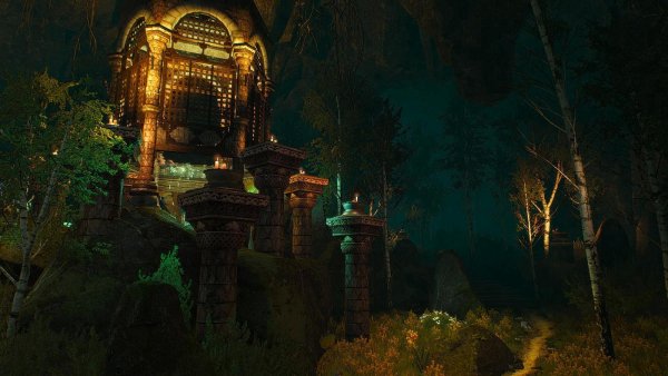 Купель Кейры в волшебном месте... Witcher3