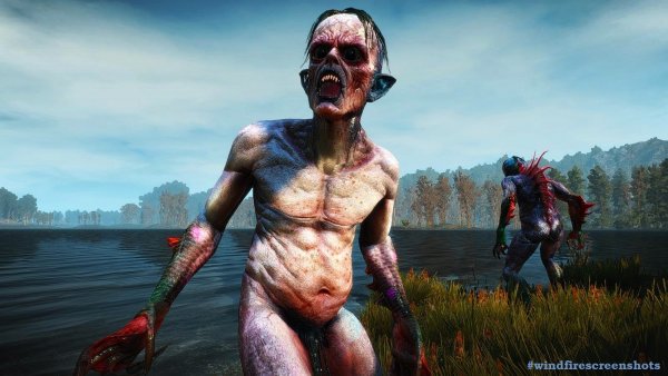 Многие ли из вас видели утопца вблизи? ;) witcher3