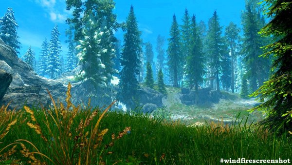 Природа в SkyrimSE (сборка 6.0 ЛЕТО-зима)