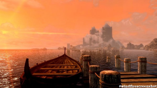 Тихая гавань. Вдали замок Волкихар. (сборка 6.0)