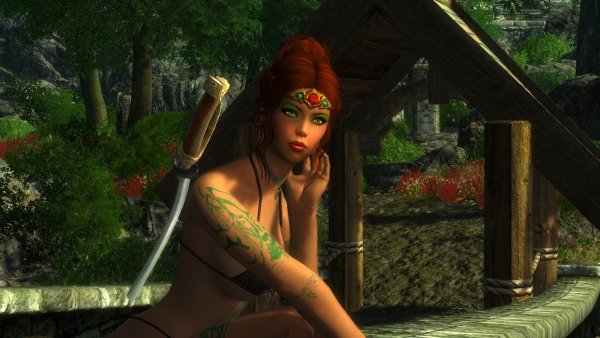 Шэйла на мосту.. Enderal СБОРКА 3.0)