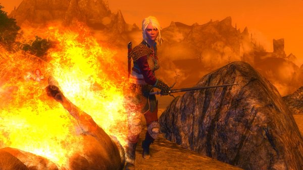 Цири в бою.. Enderal Forgotten Stories (СБОРКА 3.0)