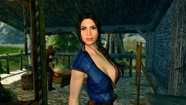 Знатаная женщина в Фолкрите.. SkyrimSE (сборка 6.0)