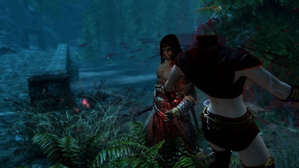 Темная ночь, только бошки летят в темноте..