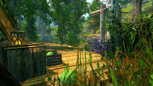 Сельский пейзаж.. SkyrimSE (сборка 6.0 ЛЕТО)