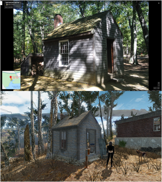 Уолден-понд в реальности.