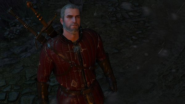 Геральт под дождем.. ВЕДЬМАК III (сборка Торна)