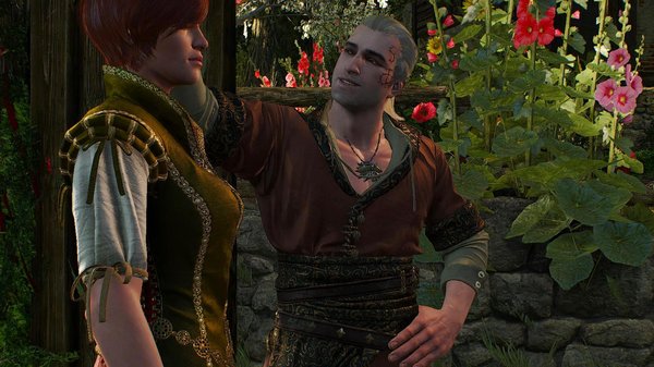 Шани и Геральт на свадебке.. (сборка Торна)