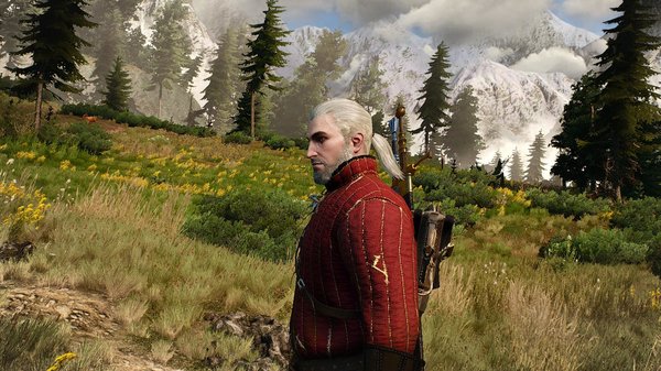 Геральт вблизи Каэр Морхен. ВЕДЬМАК III (сборка Торна)