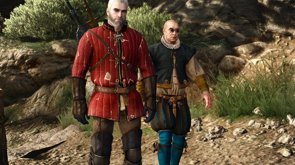 Геральт и Базиль.. ВЕДЬМАК III (сборка Торна)