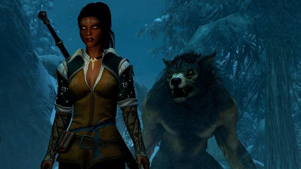 Дориана с кровным братом. SkyrimSE (сборка 6.0)