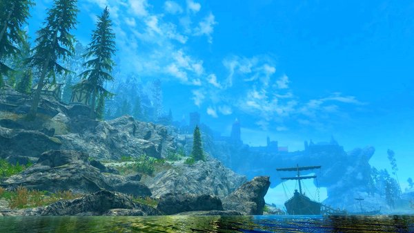 ПЕЙЗАЖ: вид на Солитьюд.. SkyrimSE (сборка 6.0)