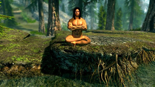 Эйран медитирует.. SkyrimSE (сборка 6.0 ЛЕТО)