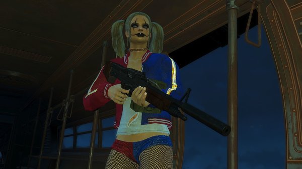 Дырочка на пупочке Харли.. FALLOUT-4 (Сборка 6.1)