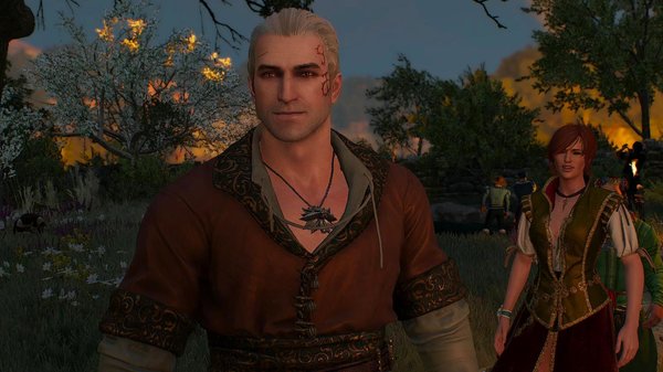 Геральт и Шанни на сведьбе.. (сборка Торна)