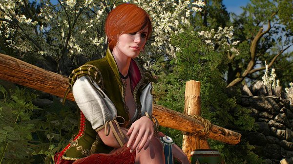 Задумчивая Шанни.. ВЕДЬМАК III (сборка Торна)