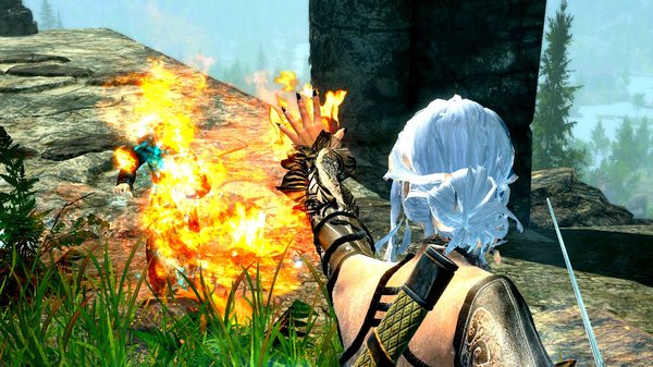 Цири с огоньком.. SkyrimSE (сборка 6.0)