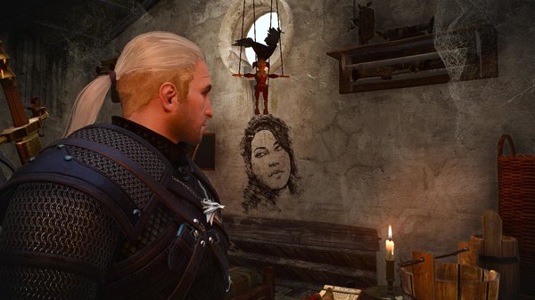 Портрет девушки не стене.. Ведьмак III (сборка Торна)