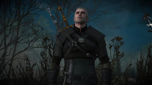 Геральт возле проклятого дома..