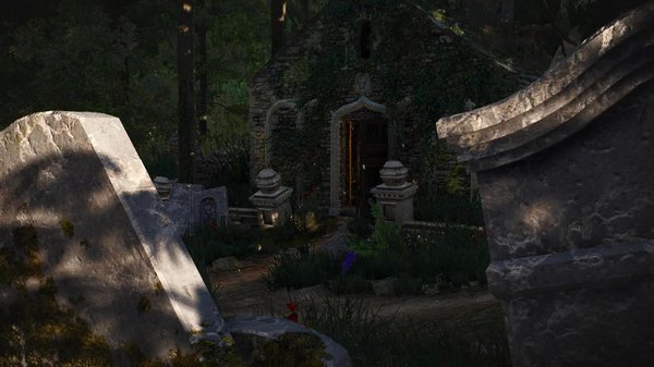 На кладбище.. ВЕДЬМАК III (сборка Торна)